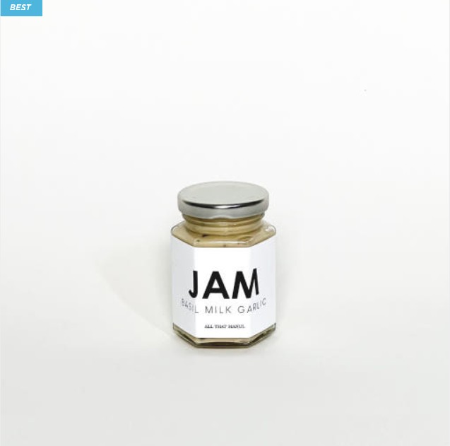 바질밀크갈릭잼